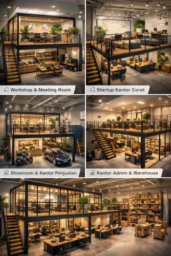 Mezzanine Ruang Kantor di Limo